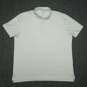 Johnnie O Shirt Mens Extra Large White Te Keel Ya Jersey Performance Polo XL